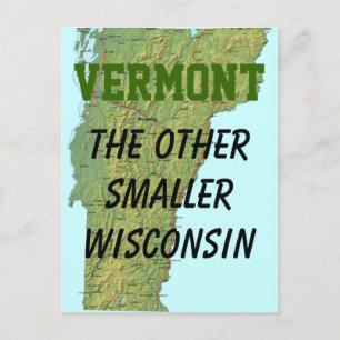 Vermont: Den andra mindre Wisconsin Vykort