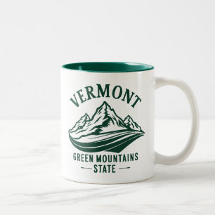 Vermont Den gröna bergsstaten Två-Tonad Mugg