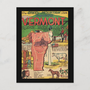 Vermont den gröna bergsstaten vykort