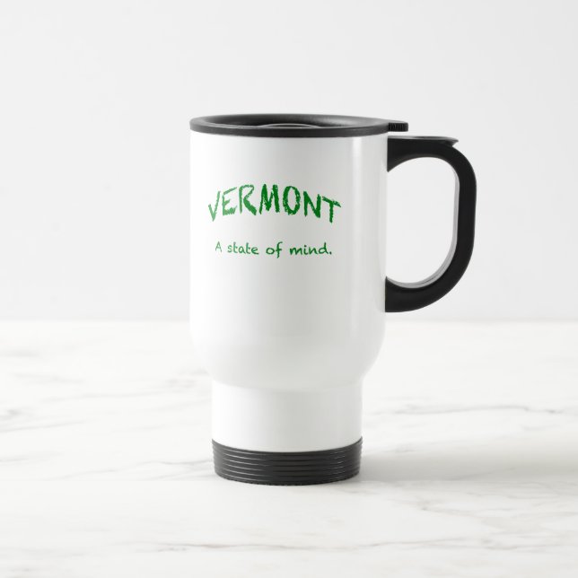 Vermont Din anpassade 15 oz res/pendlingsmugg Resemugg (Höger)