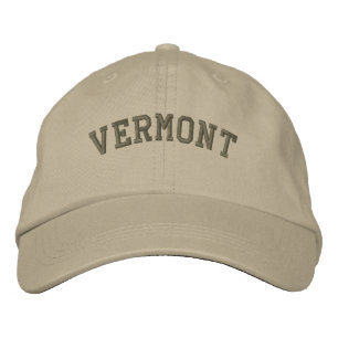 Vermont Embroized Basic Cap Mocha Broderad Keps