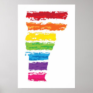 vermont färg-linjer poster