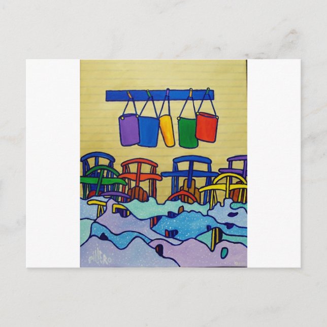 Vermont Färg o av Piliero Vykort (Framsida)