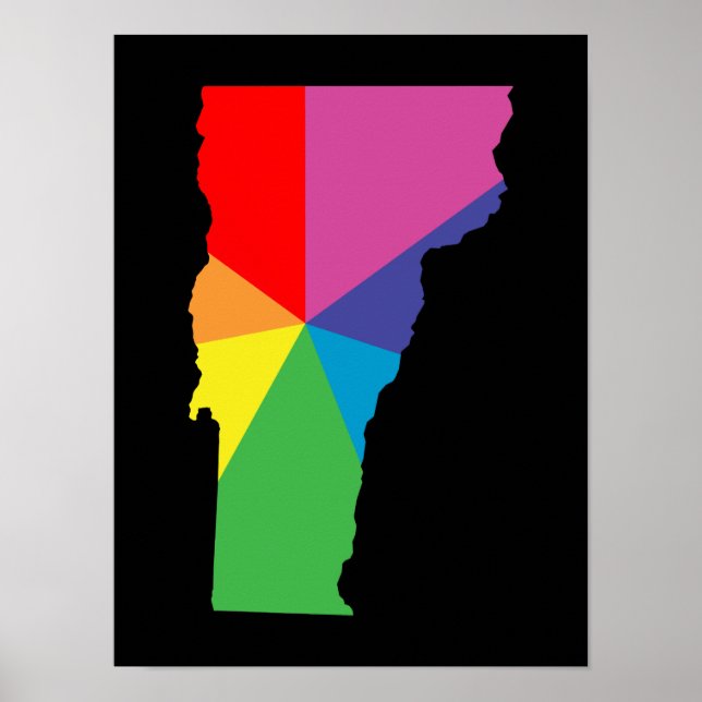 vermont färg sprängning poster (Framsidan)