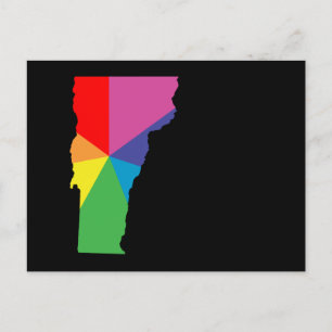 vermont färg sprängning vykort
