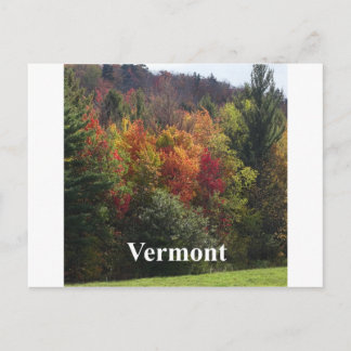 Vermont Färg Vykort