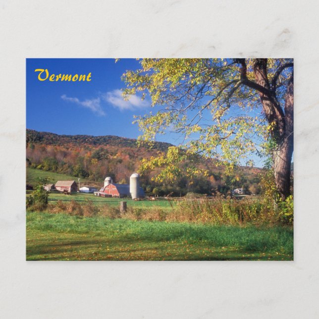 Vermont Farm Vykort (Framsida)