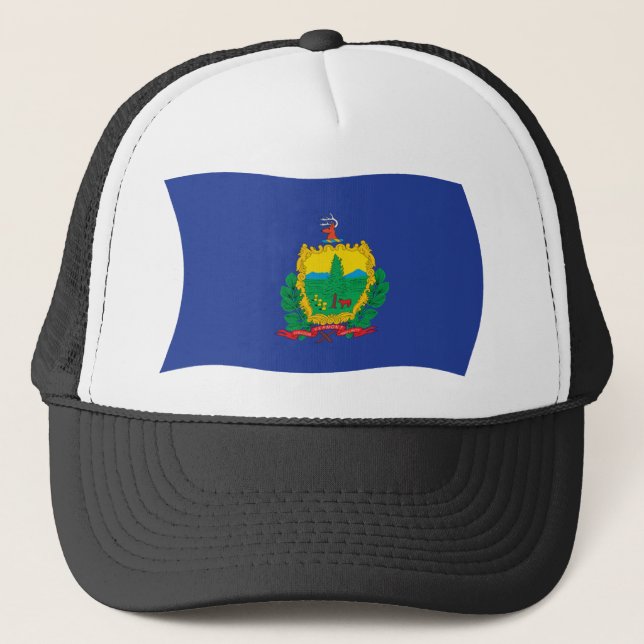 Vermont Flagg Hatt Keps (Framsida)