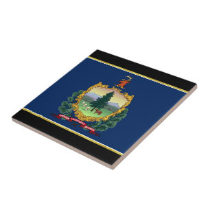 Vermont flagga kakelplatta