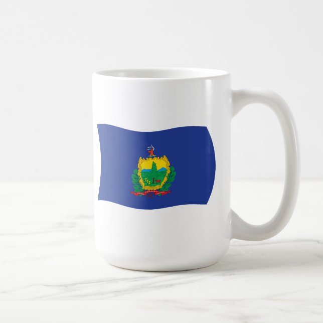 Vermont Flagga Mugg (Höger)