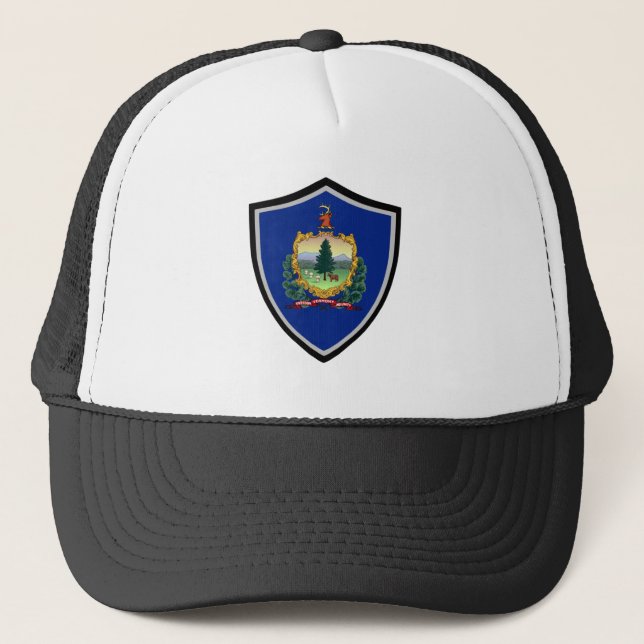 Vermont flagga truckerkeps (Framsida)