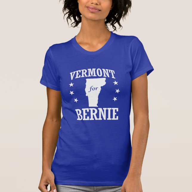 VERMONT FÖR BERNIE TEE SHIRT (Framsida)