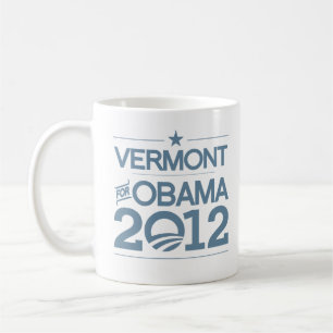 VERMONT FÖR OBAMA 2012.png Kaffemugg