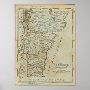 Vermont från faktisk granskning poster