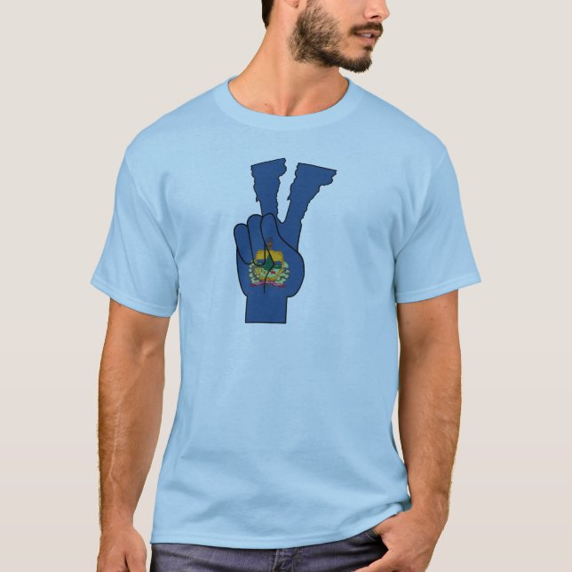 Vermont Fredstecken Shirt T (Framsida)