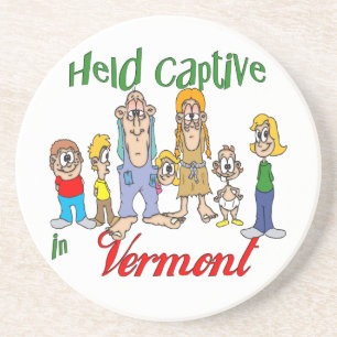 Vermont Funny Trailer Park Sandstone Underlägg Sandsten