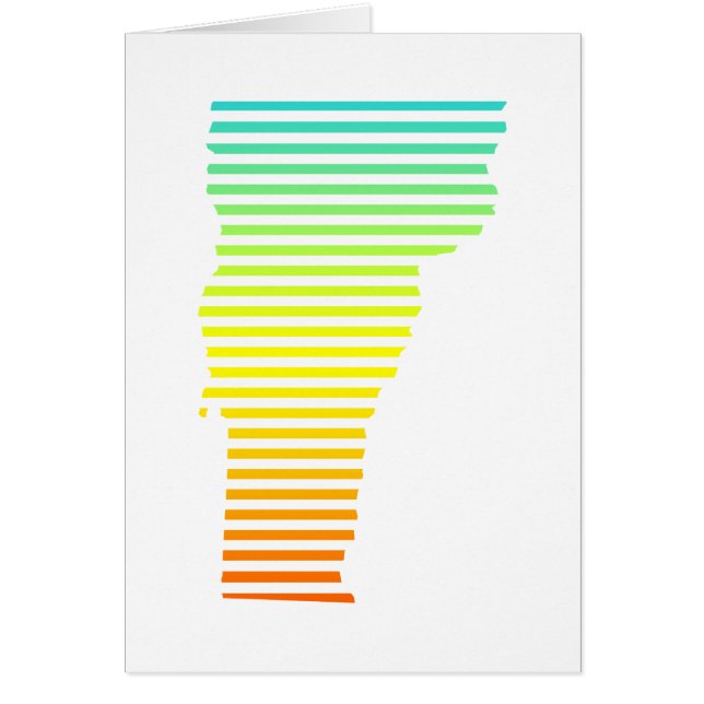 vermont-fyllning hälsningskort (Framsidan)