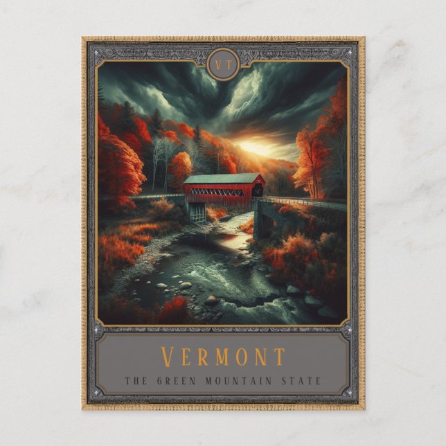 Vermont | Gotisk konst vykort (Framsida)