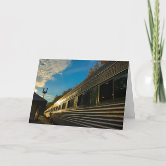 Vermont-Grönt-gratulationskort för fjällfällor Kort