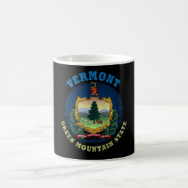 VERMONT GRÖNT MOUNTAIN STATLIG FLAGGA KAFFEMUGG