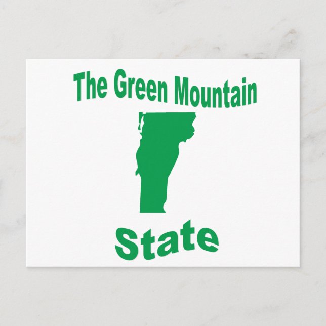 Vermont: Gröntens bergstillstånd Vykort (Framsida)