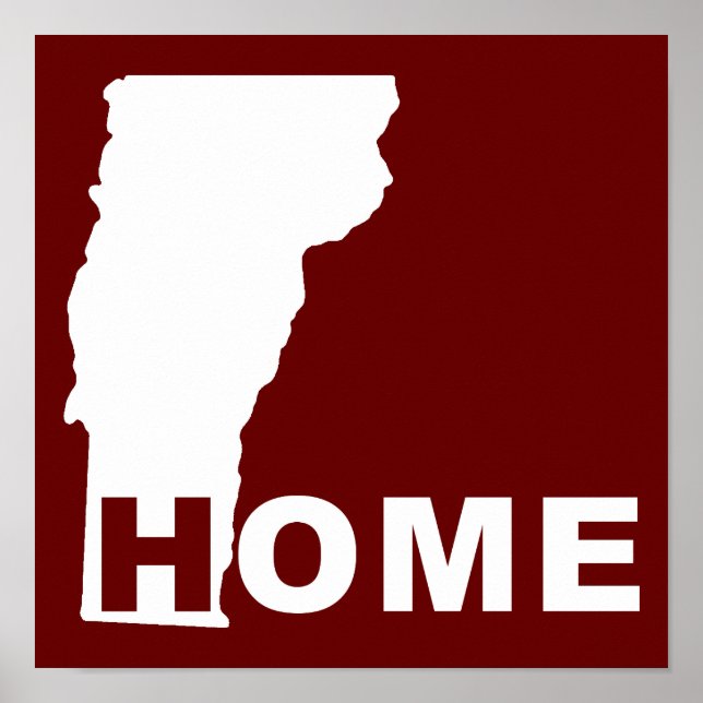 Vermont Hem Långt Borta Från Staten Poster (Framsidan)