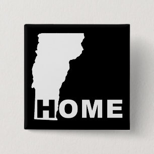 Vermont Hemmet Borta Från Stat Knapp Badge Pin
