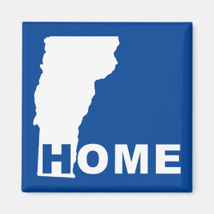 Vermont Hemmet Borta Från Statens Kylskåp Magnet