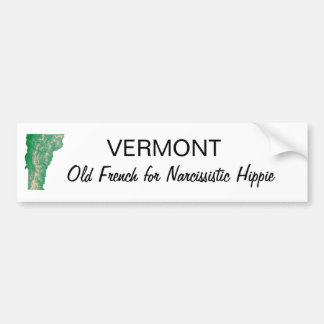 Vermont Hippie Bildekal