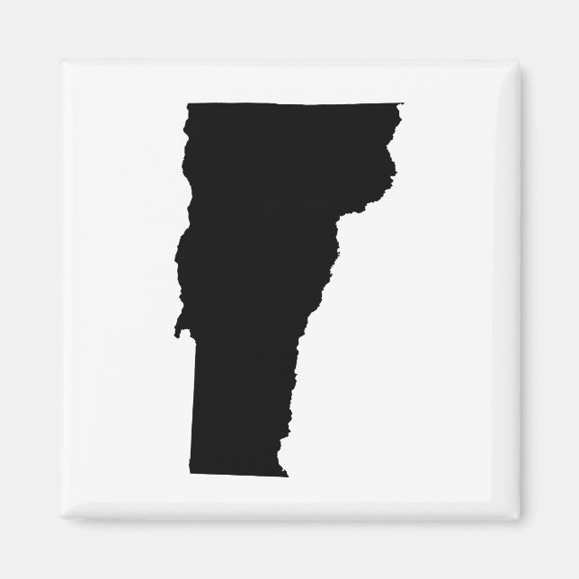 Vermont i svart och vitt magnet (Framsidan)
