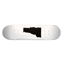 Vermont i svart och vitt skateboard bräda 20,5 cm