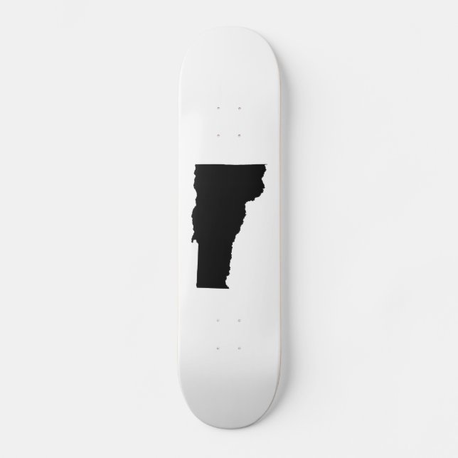 Vermont in Black and White Skateboard Bräda 20,5 Cm (Framsida)