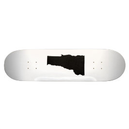 Vermont in Black and White Skateboard Bräda 20,5 Cm