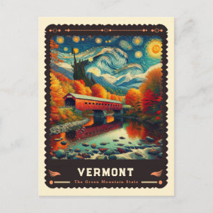Vermont Inspirerad av Vincent Van Gogh Vykort