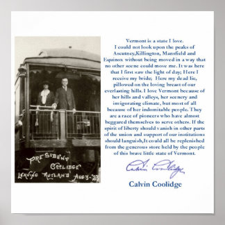 "Vermont is a State I kärlek" Framed Poster