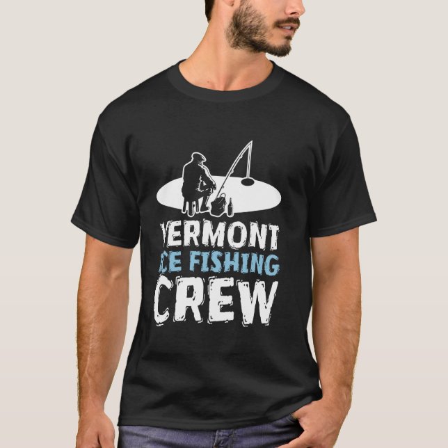 Vermont Isfiske Lag T Shirt (Framsida)
