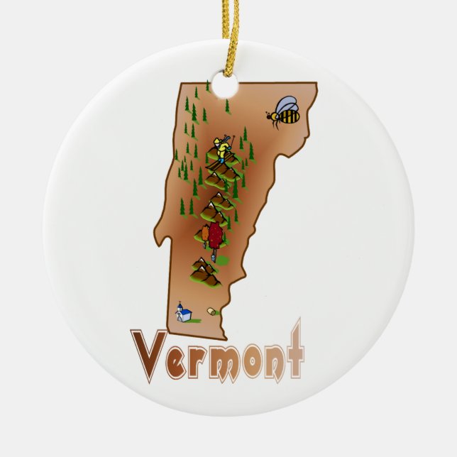 Vermont Julgran Ornament (Framsidan)
