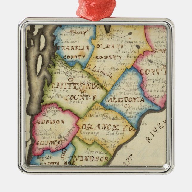 Vermont Julgransprydnad Metall (Framsidan)