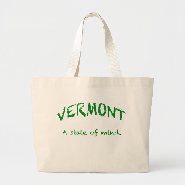 Vermont Jumbo Tote Tygkasse (Framsidan)