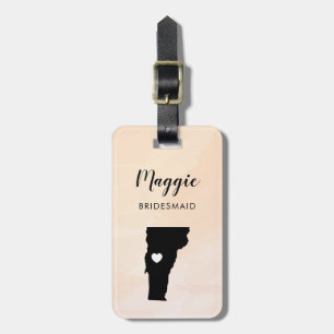 Vermont kartong bagageetikett, bröllopsfest välkom bagagebricka