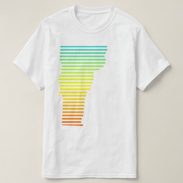 vermont kyla bleknar t shirt (Design framsida)