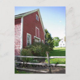 Vermont ladugårdvykort vykort