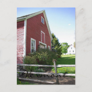 Vermont ladugårdvykort vykort
