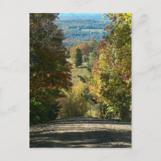 Vermont Land Road-vykort Vykort