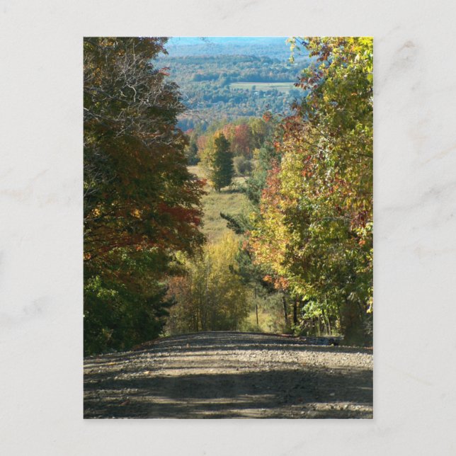 Vermont Land Road-vykort Vykort (Framsida)