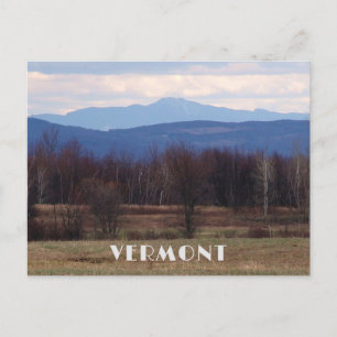 Vermont landskapsbild Foto med berg Vykort