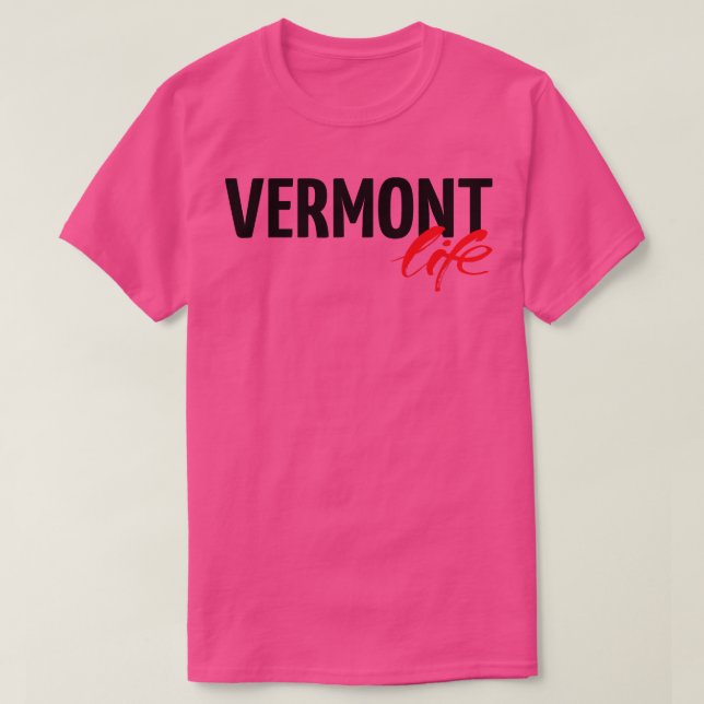 Vermont Life T Shirt (Design framsida)