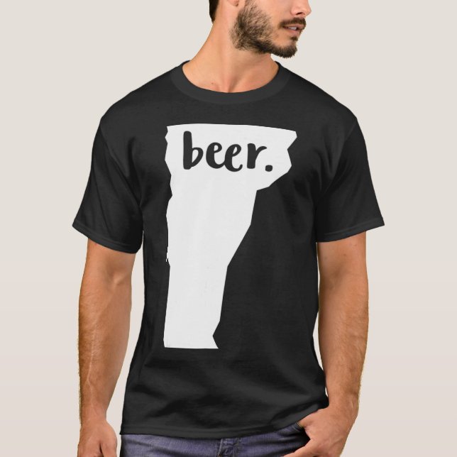 Vermont Local Beer Drinker   Drink VT Craft Gift T Shirt (Framsida)