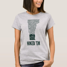 Vermont Long Trail Hickade kvinnors grundläggande T Shirt