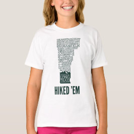 Vermont Long Trail Hiked T-Shirt (Gröntens Logotyp